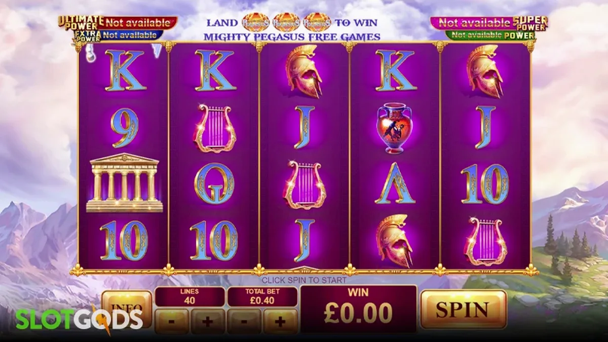 Age of the Gods Ruler of the Sky slot interface